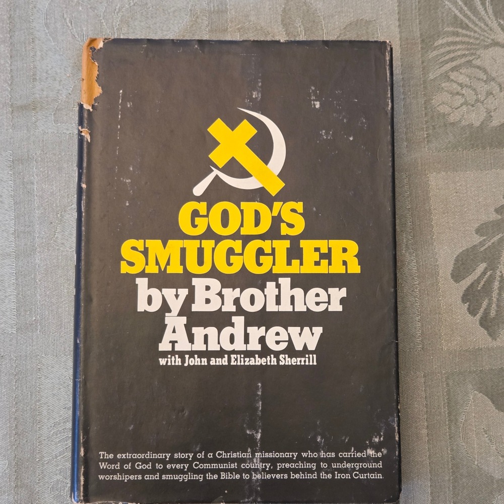 God's Smuggler Brother Andrew 1967 First Printing Hardcover w/ Dust Jacket NAL